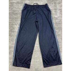 Open Trails Track Pants Mens 2XL Blue‎ Striped Polyester Pull On